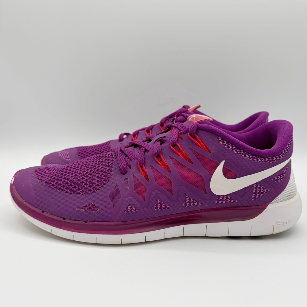 Nike Women Shoe Free Run 5.0 Size 11 Purple Running Sneaker 642199-501